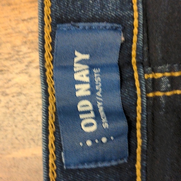 Old Navy Girls Skinny Jeans Size 10-12 Regular Dark Wash Pull-On Jeggings - Picture 2 of 12